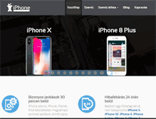 Tablet Screenshot of iphoneservice.hu